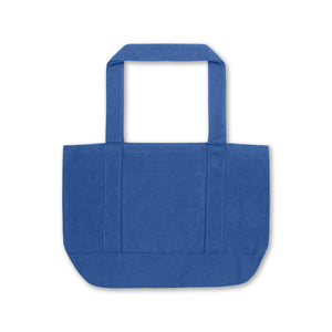 
            
                Load image into Gallery viewer, plain blue back of tote 
            
        