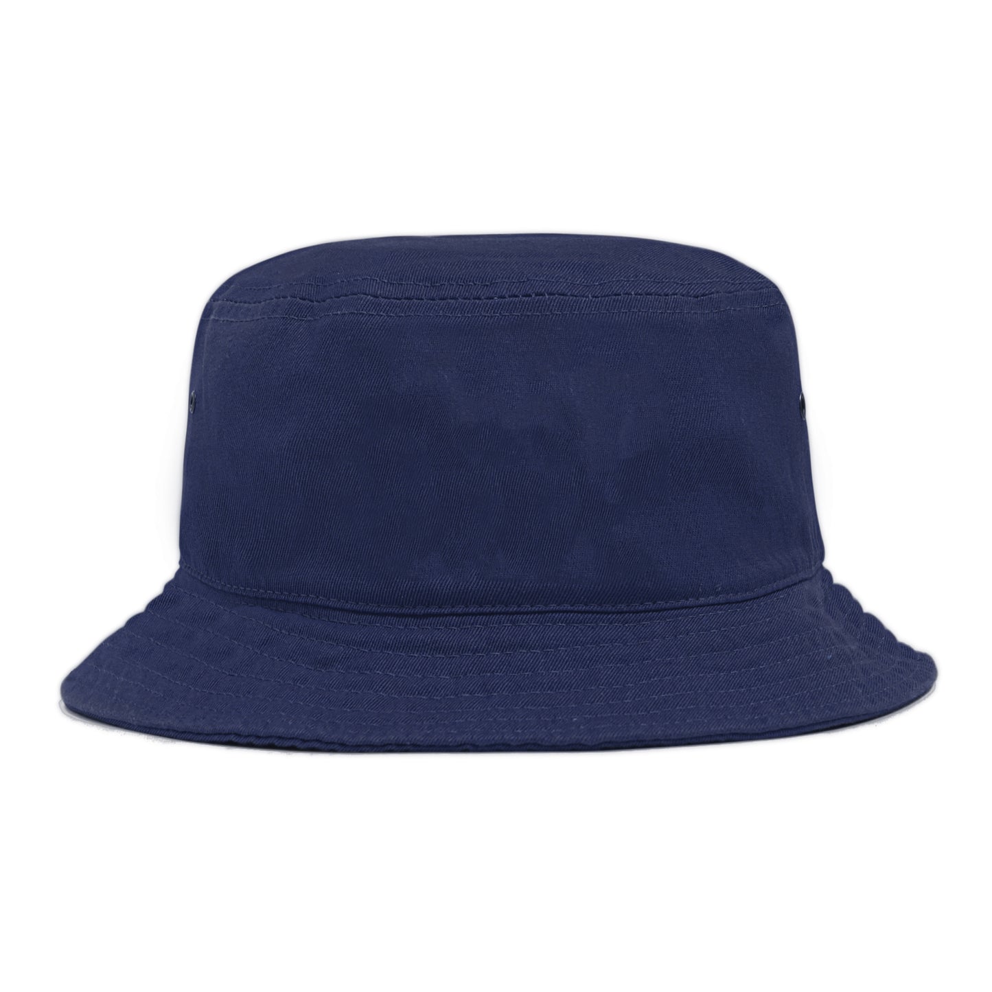 plain navy back of bucket hat
