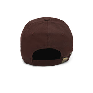
            
                Load image into Gallery viewer, back brown back of hat with adjustable metal buckle
            
        
