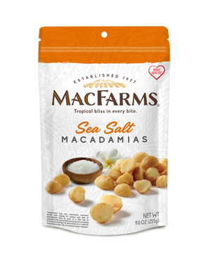 
            
                Load image into Gallery viewer, frontside of sea salt macadamias- MacFarms
            
        