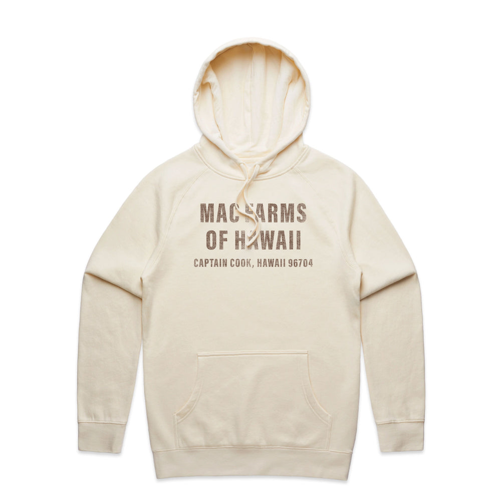 MacFarms off white hoodie with logo