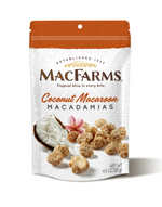 Coconut macaroon macadamias - front