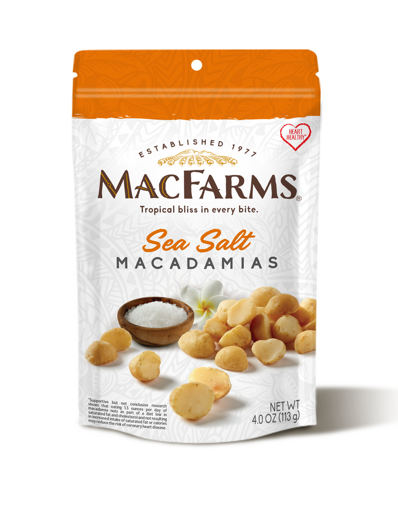 frontside of Sea Salt Macadamia - MacFarms