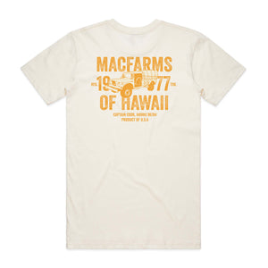 
            
                Load image into Gallery viewer, vintage white MacFarms t-shirt with truck graphic
            
        